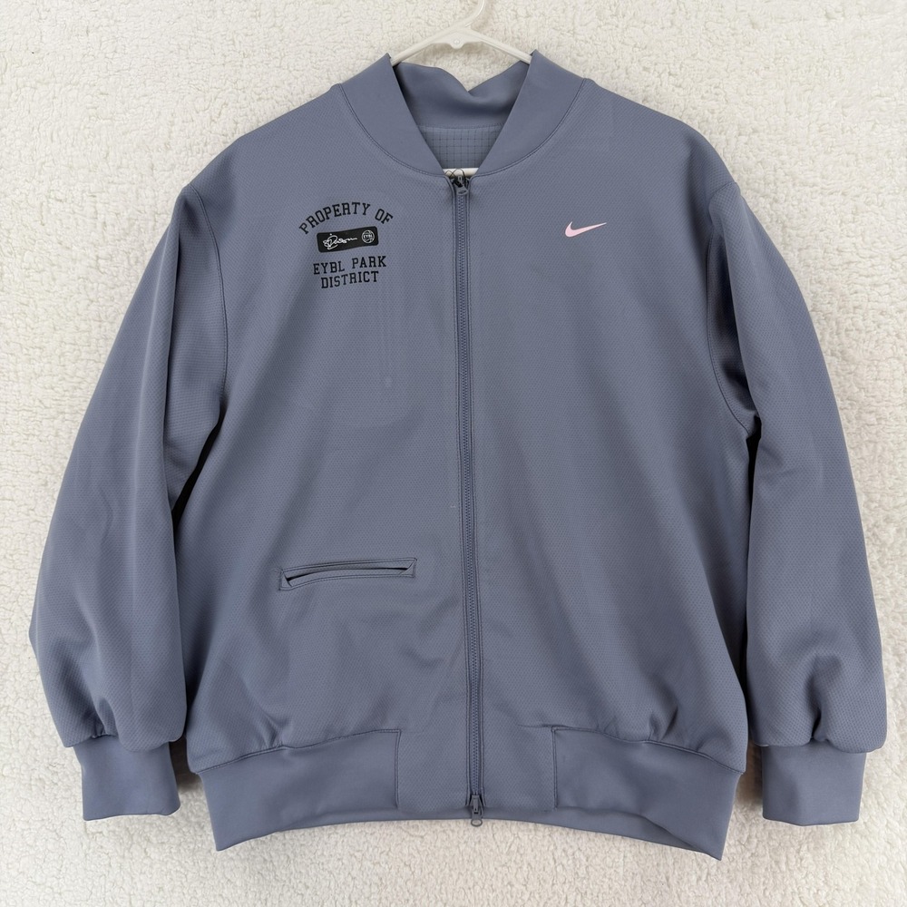 Nike EYBL Park District Jacket Mens Small Blue Dri-FIT Warm Up Basketball NWT